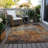 Machine Washable Indoor/Outdoor Cicel ACN1210 Paprika Rug-100476246
