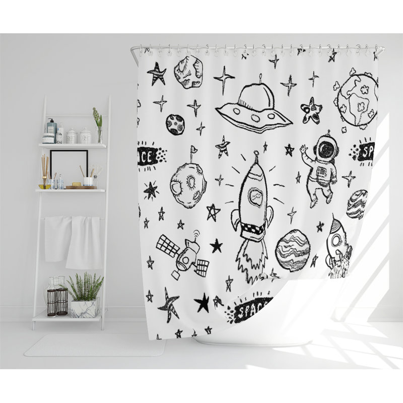Colmesneil Polyester Shower Curtain Set