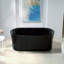 Baignoire de trempage incurvée en acrylique autoportante 59 po. X 29,52 po.-100481067-89090732