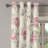 Ophelia & Co. Flowers Vintage Grommet Curtain Cottagecore Rose 50" x 108" Cream Pale Pink Blush-564736984