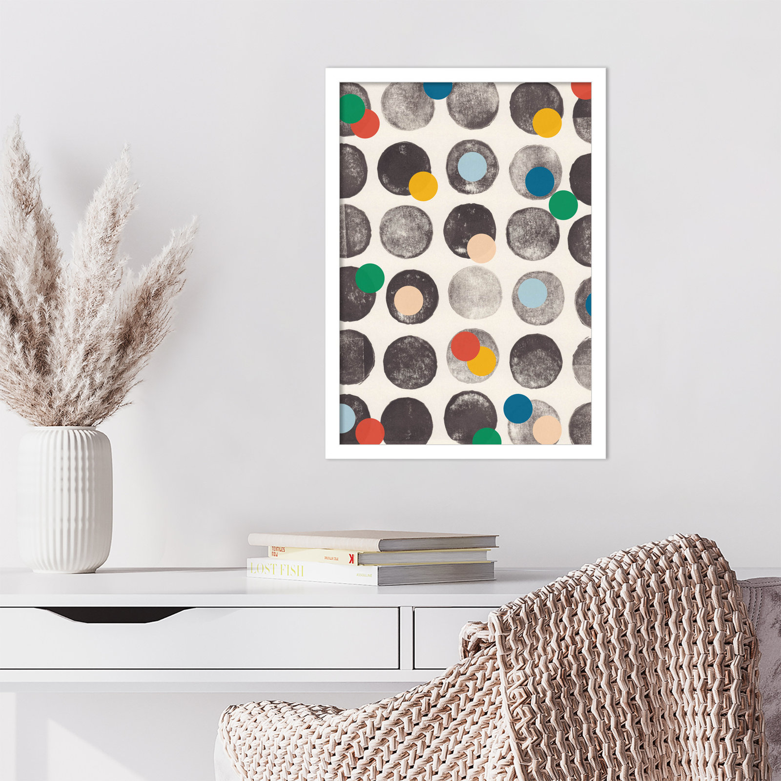Add More Colors by Alisa Galitsyna, White, 21" H x 15" W x 1" D
