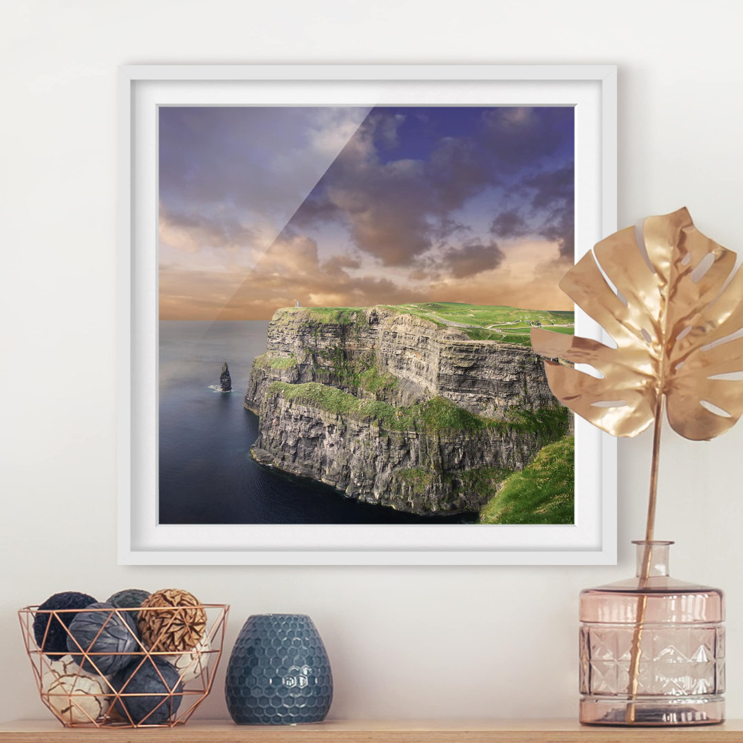 Gerahmtes Papierbild Cliffs Of Moher