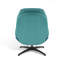 Velvet Swivel Armless With Footstool-293793815