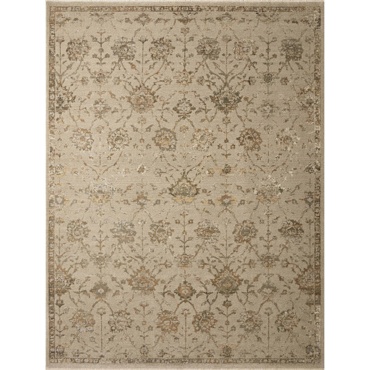 Tapis doré à la machine