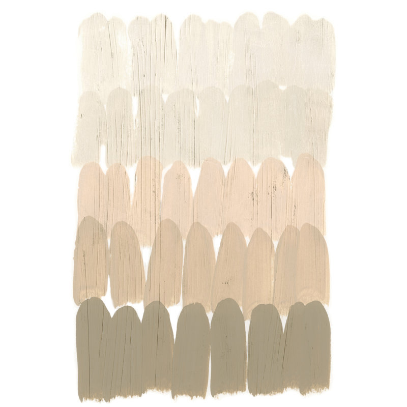 «Eurijah Earth Tone Swatch I on Canvas» par June Erica Vess, reproduction, H 18 po x l 12 po