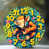 Green/Orange Monkey
