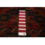 Tapis rouge foncé en laine New Age One-of-a-Kind Rectangle 3 pi 7 po x 6 pi 4 po