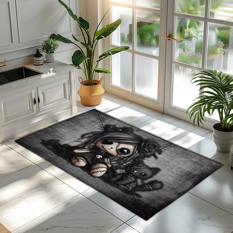 Tapis Little Little Stitch Ups, Rectangulaire 3 pi x 5 pi
