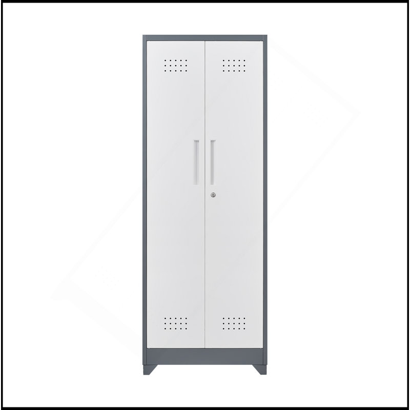 Armoire de rangement polyvalente en métal avec porte verrouillable pour divers espaces