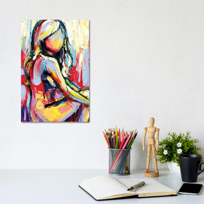 Femme 195 1 Piece Wrapped Canvas Painting