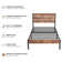 Alicia Platform Bed Frame with Wood Headboard and Footboard No Box Spring Needed