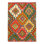 Felizarda Geometric Area Rug in Green