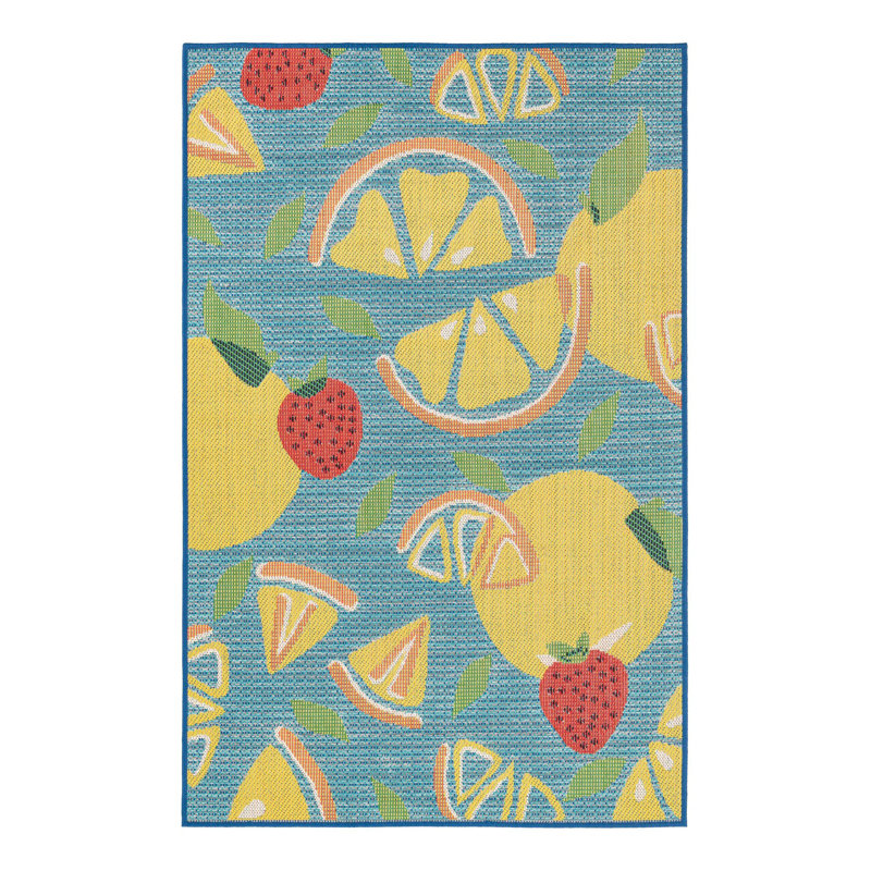 Indoor / Outdoor Rug, Rectangle 4'1" x 6'1"