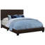 Grand lit brun en similicuir pour un cadre de chambre à coucher élégant avec rembourrage en mousse - Support optimal-480232389-480232394