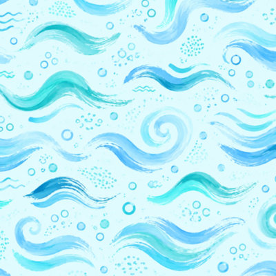 Rouleau de papier peint adhésif Peel and Stick amovible bleu sarcelle marbré centre l 23,6 po x H 118 po