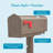 Newbury Plastic Post Mounted Mailbox