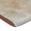 Garniture de tuile de moulure en porcelaine 12 po x 3 po beige terrace Costa Mesa