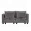 Canapé-lit convertible en Corduroy avec ports USB et deux porte-gobelets-1514843048