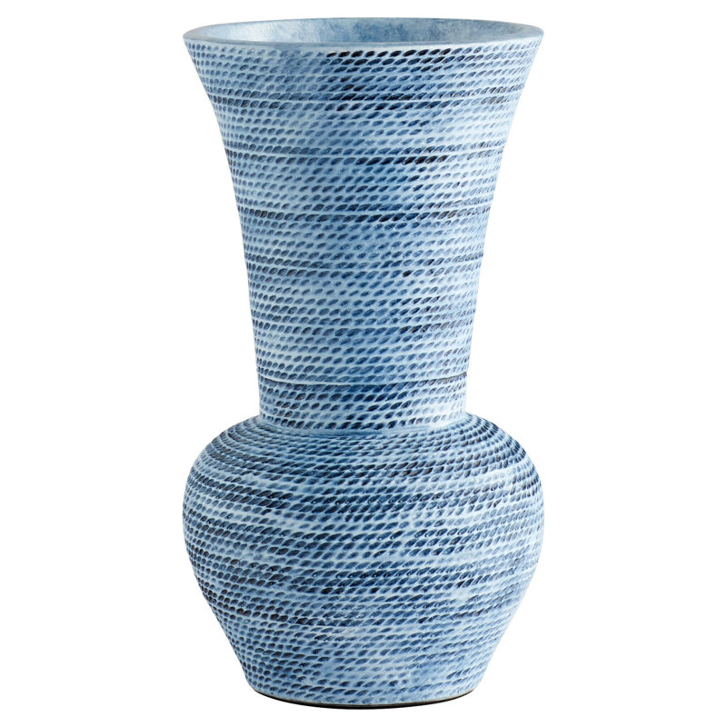 Hopewell Handmade Ceramic / Porcelain Table Vase, 11.5" H x 8" W x 8" D