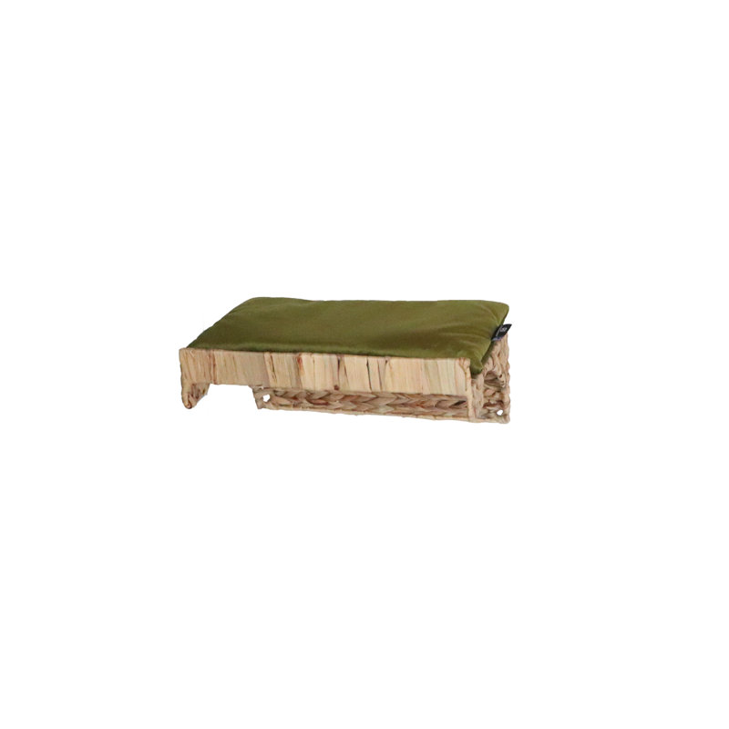 Dussault Velvet Elevated Pet Bed