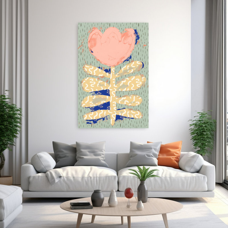 Art contemporain Art contemporain, H 60 po x l 40 po
