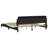 vidaXL Bed Frame Dover Black and White 183x213 cm Faux Leather-393219248-393219253