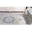 Juliea Distressed Medallion Oriental Power Loom Performance Rug-2105032476