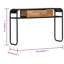 Bracknell 118cm Console Table-93016098