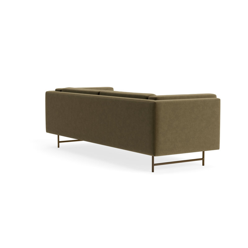 Coffer Sofa, Moss Velvet, 96