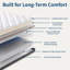 Matelas hybride complet 14 po dans une boîte - Mousse viscoélastique rafraîchissante de taille moyenne sans fibre de verre et certifié CertiPUR-US-1655312682-1655312683-1671343553