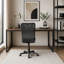 Fauteuil de direction ergonomique de style course avec dossier inclinable réglable et repose-pieds intégré pour jouer
