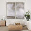 Toile texturée embelli à la main Sandy Waves II-124128005