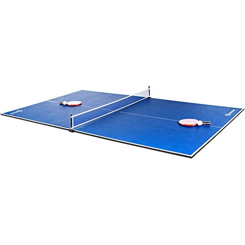 RACK Virgo 1/2" Thick Table Tennis Conversion Top Billiard/Pool Table (Blue)