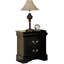 Table de chevet noire Louis Philippe III-332274471