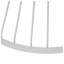 Table d'appoint d'extérieur moderne en fer blanc mat LASSEN-912971095