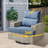 Dzion Outdoor Wicker 7 Person Seating Group With Cushions-2083629256-2105228050