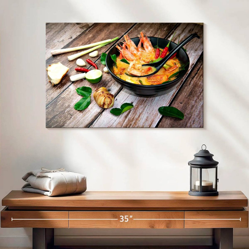 Soupe Tom Yum Kung Yarlin, H 8 po x l 12 po