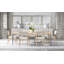 Biscayne Low Back Side Chair in Brown/White