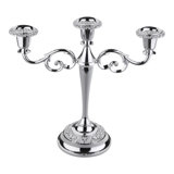 Queen Anne 5 Light Rose Metal Candelabra