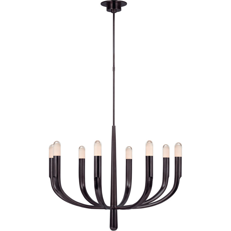 Kelly Wearstler Large Chandelier, Clear, Polished Nickel