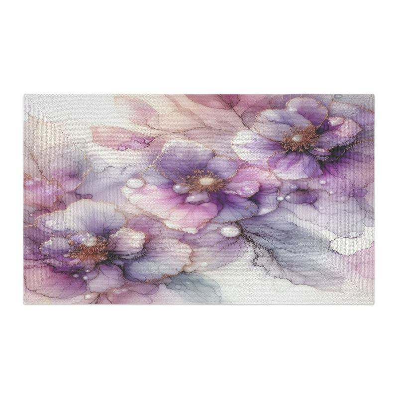 Tapis tressé Lilac Dream, Rectangulaire 3 pi x 5 pi