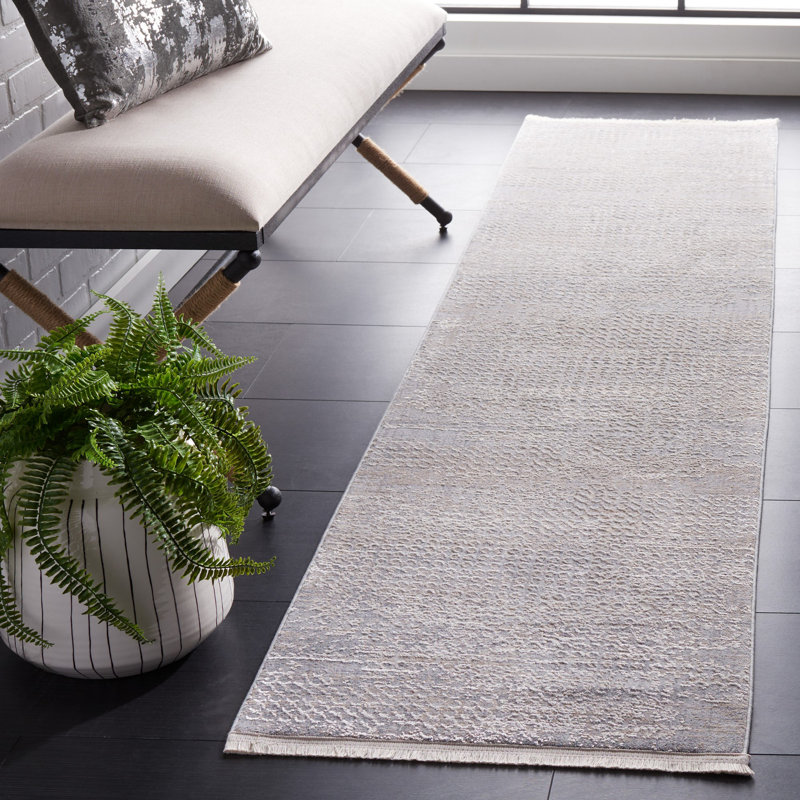 Tapis abstrait Jaylinn Performance, Tapis de couloir 2 pi x 8 pi