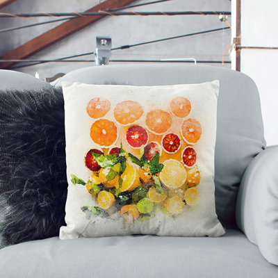 Abstract Square Throw Cushion