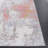 Braidy Abstract Handmade Flatweave Polyester Area Rug in Ivory/Gray/Pink-634416193