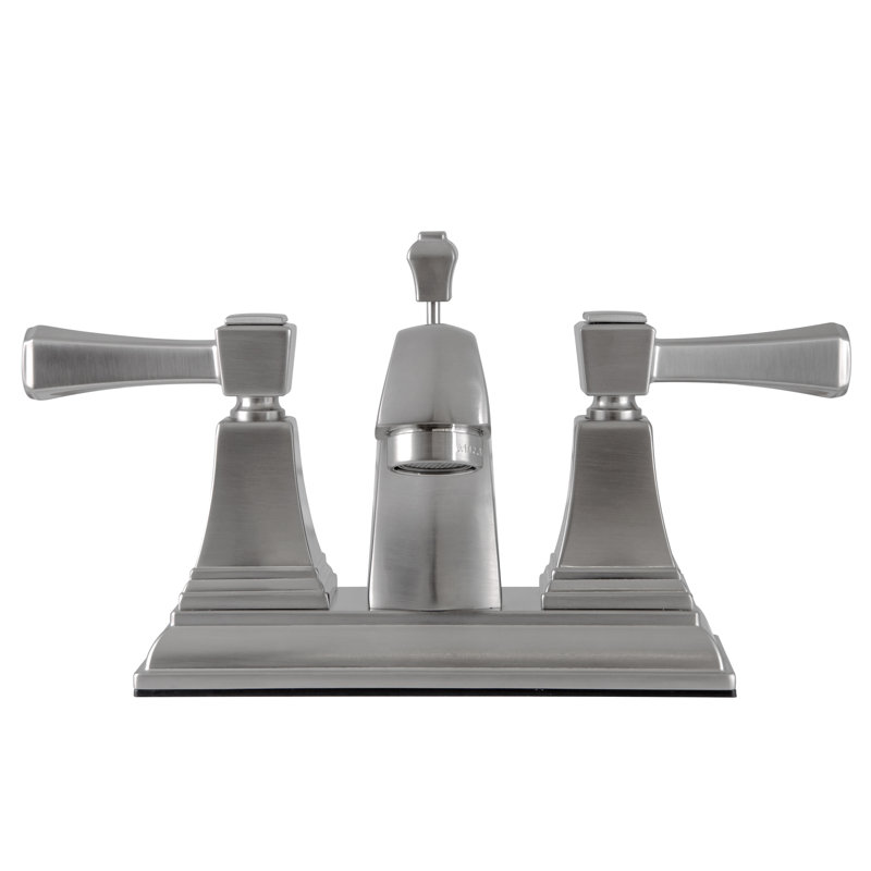 Robinet de salle de bain central Bendigo, Nickel satiné