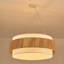 Lustre tambour 5 lumières à intensité variable de 30 pouces de diamètre