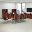 Fauteuil de conférence en similicuir BBF-37607317-38491560