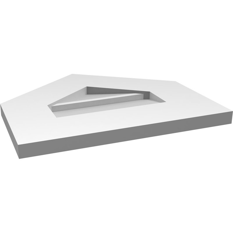 Ventilateur à pignon en uréthane non-fonctionnel Signature, H 14 po x l 16 po x P 1 po