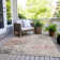 Machine Washable Indoor/Outdoor Xhevrie Salmon Rug