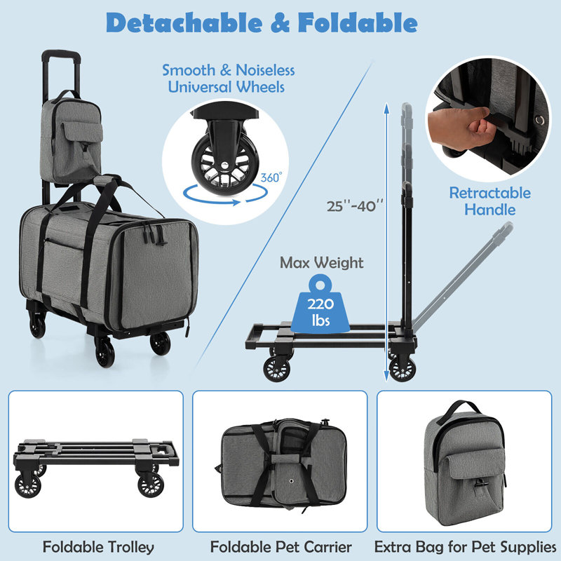 Foldable Pet Stroller